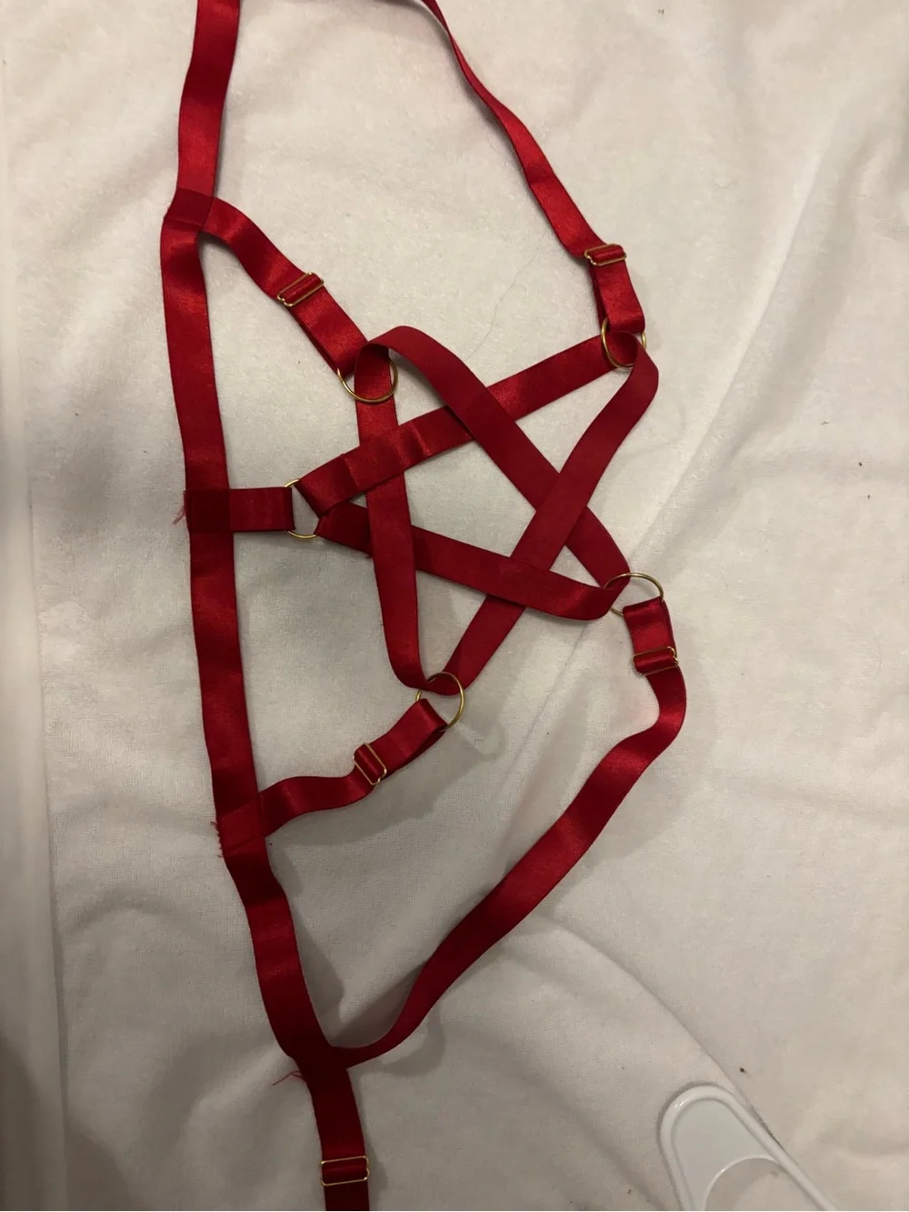 Red Star/pentagram Strappy Harness Accessory